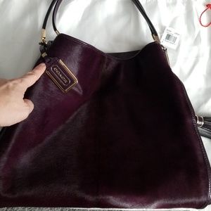 Coach 🌟💜 Haircalf Phoebe shoulder bag